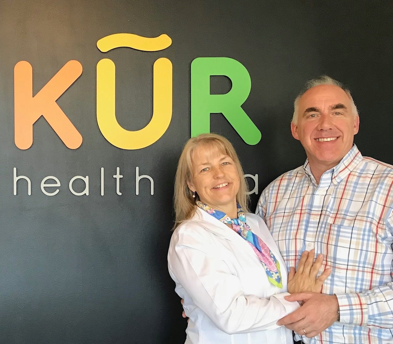 KÚR Health Spa team — Dave, Renate, Victoria, Sophia — Charlotte NC holistic wellness